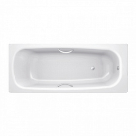 Ванна сталь 170х70 BLB Universal HG 3.5mm B70H прямоугольная ножки отдельно с отверстиями под ручки Водяной